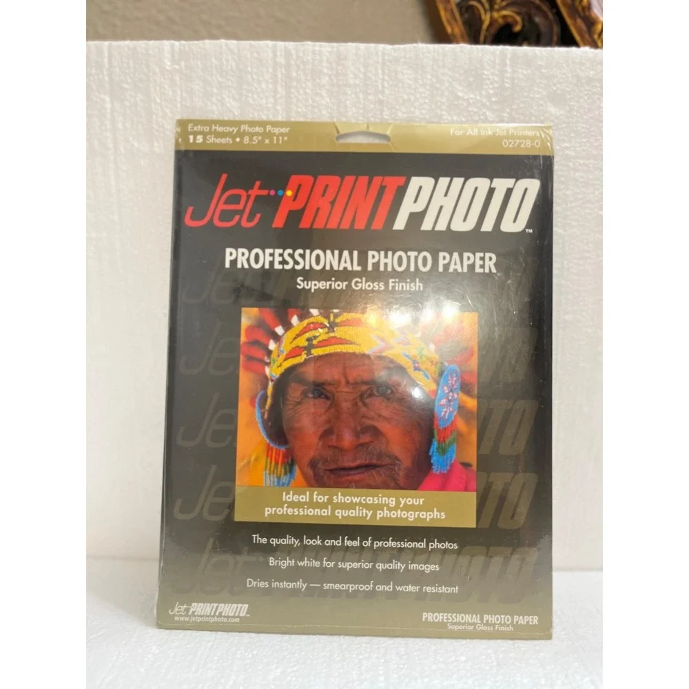 NIP Sample Pack Jet Print Extra Heavy Weight Professional Gloss Photo‎ Paper
